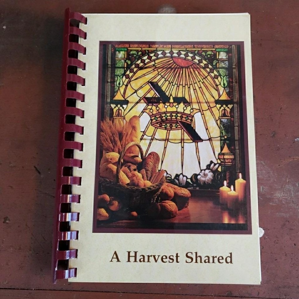 2002 Spiral Bound Cookbook A Harvest Shared -Christ Church Episcopal - Plano, TX